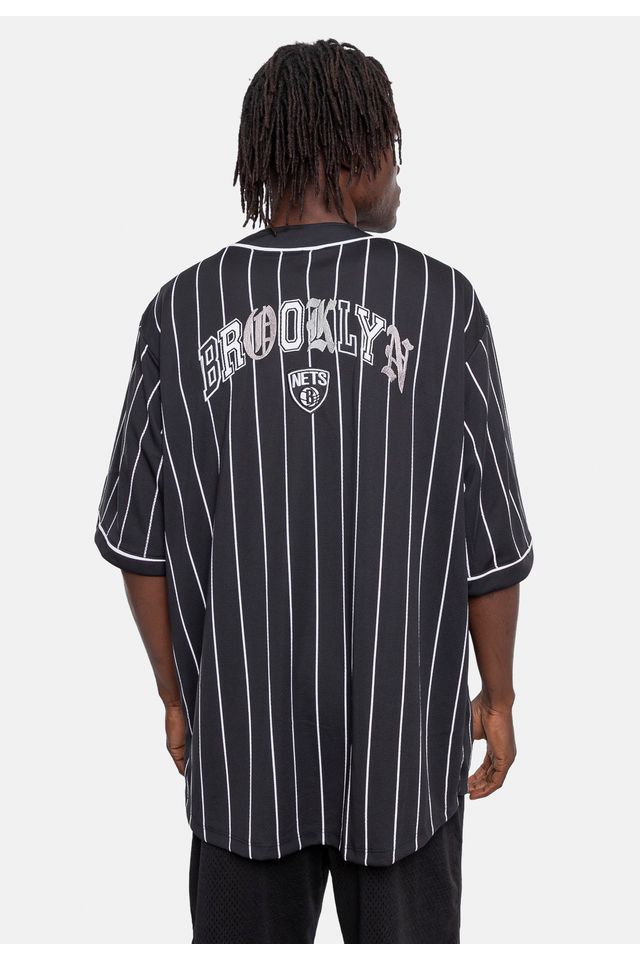 Camisa-NBA-Oversize-Brooklyn-Nets-Preta