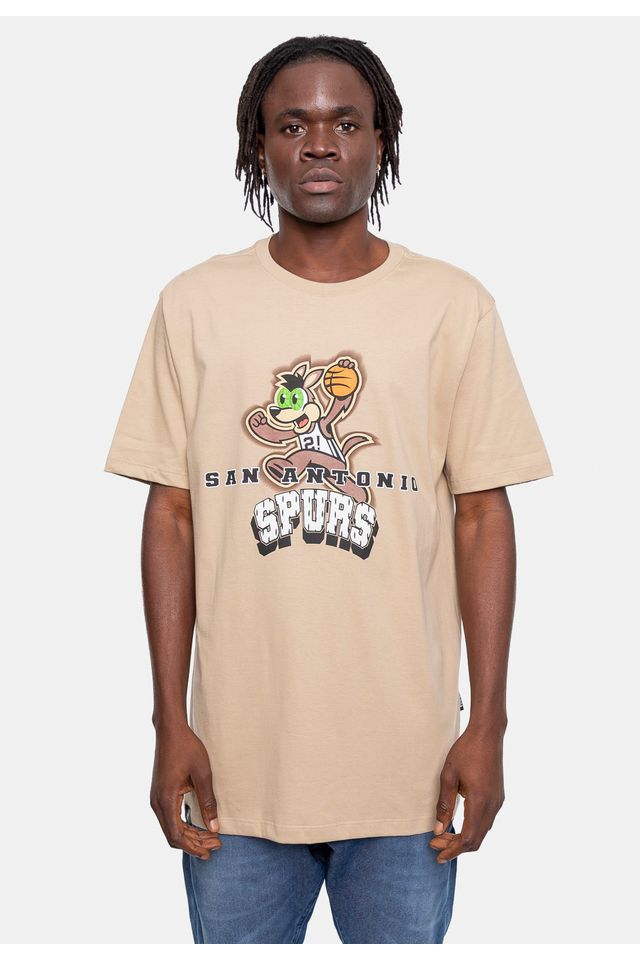 Camiseta-NBA-Especial-San-Antonio-Spurs-Bege