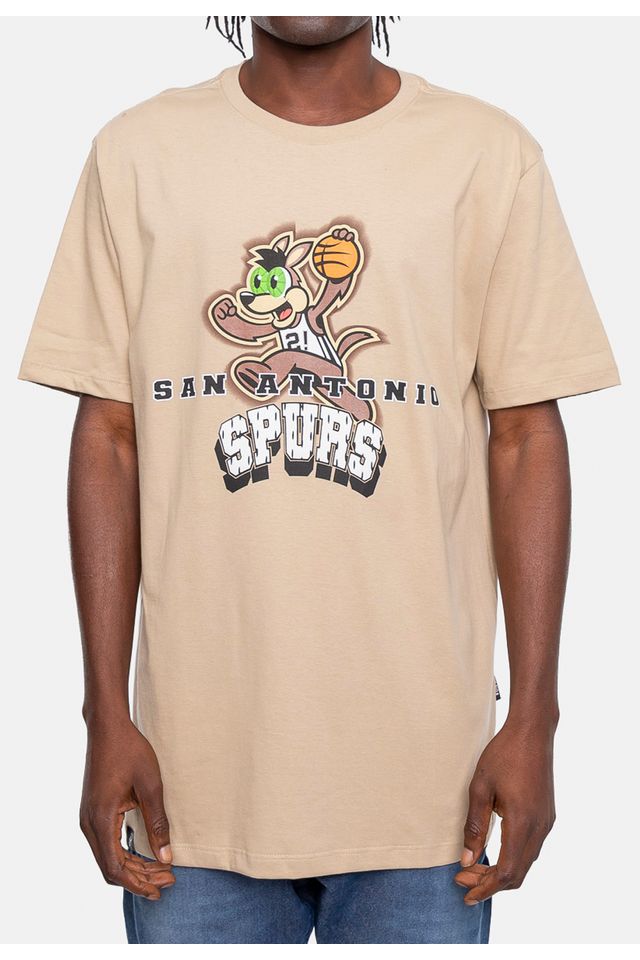 Camiseta-NBA-Especial-San-Antonio-Spurs-Bege