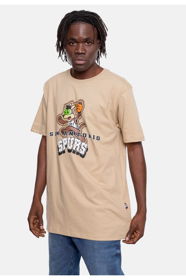 Camiseta-NBA-Especial-San-Antonio-Spurs-Bege