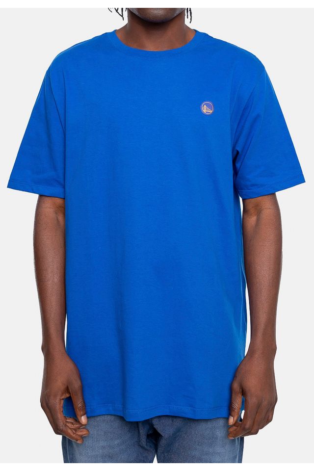 Camiseta-NBA-Estampada-Mini-Logo-Golden-State-Warriors-Azul-Royal