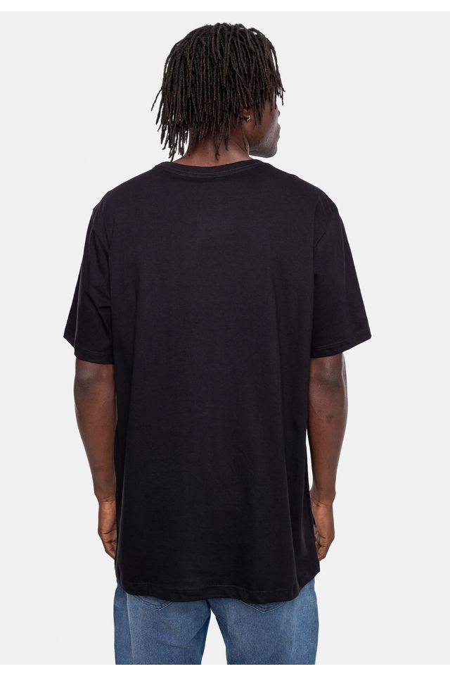 Camiseta-NBA-Estampada-Mini-Logo-Chicago-Bulls-Preta