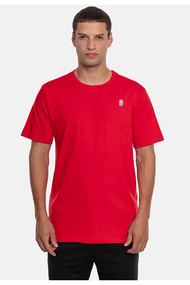 Camiseta-NBA-Estampada-Mini-Logo-Vermelha