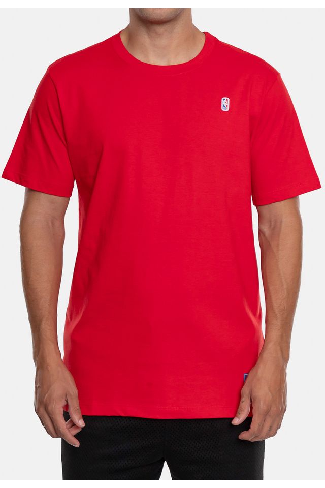 Camiseta-NBA-Estampada-Mini-Logo-Vermelha