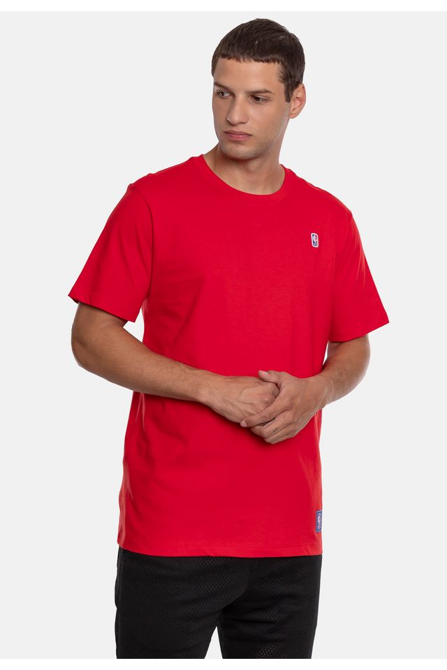 Camiseta-NBA-Estampada-Mini-Logo-Vermelha