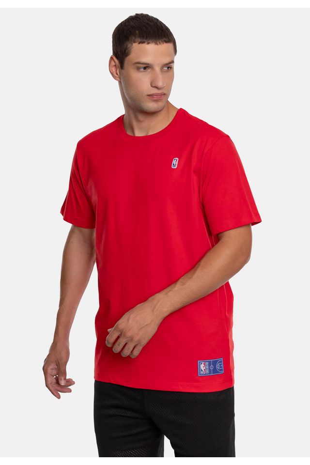 Camiseta-NBA-Estampada-Mini-Logo-Vermelha