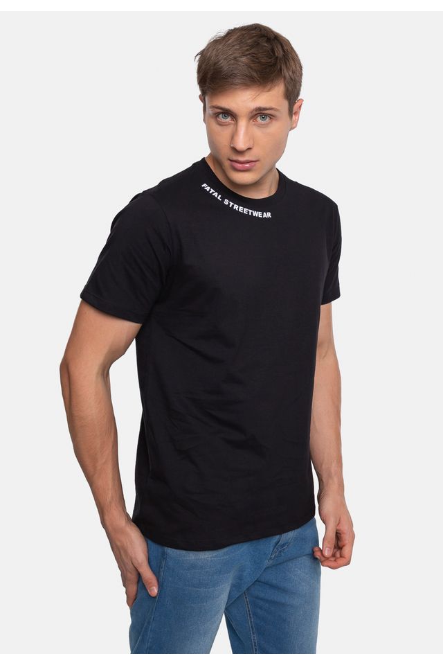 Camiseta-Fatal-Estampada-Preta