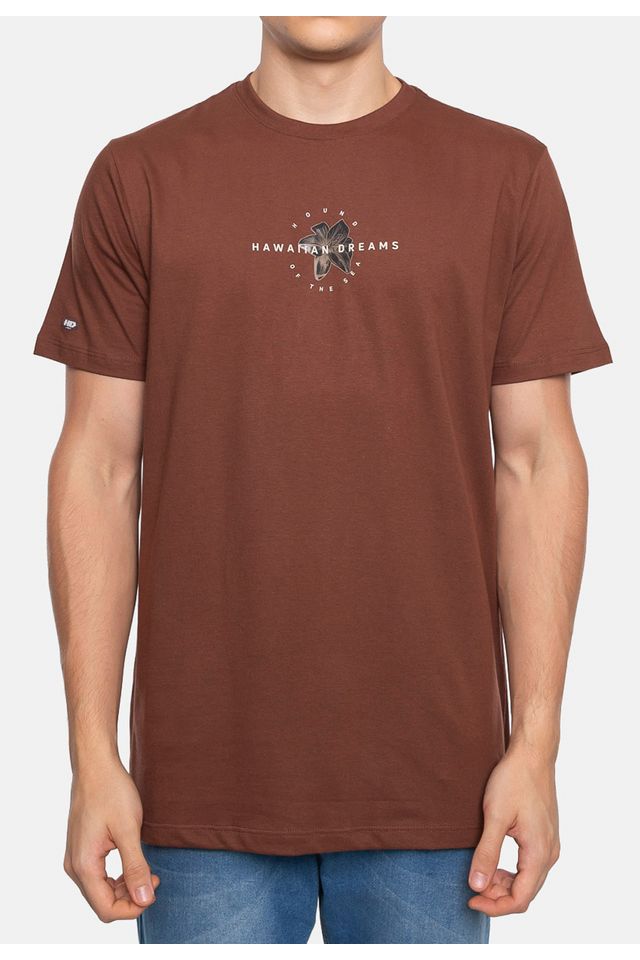 Camiseta-HD-Estampada-Marrom