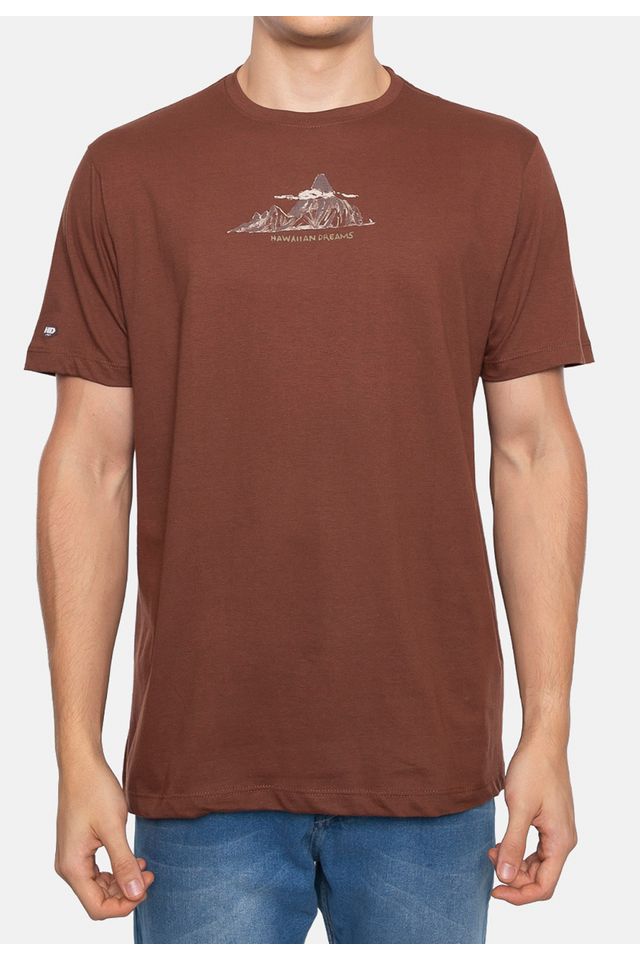 Camiseta-HD-Estampada-Marrom