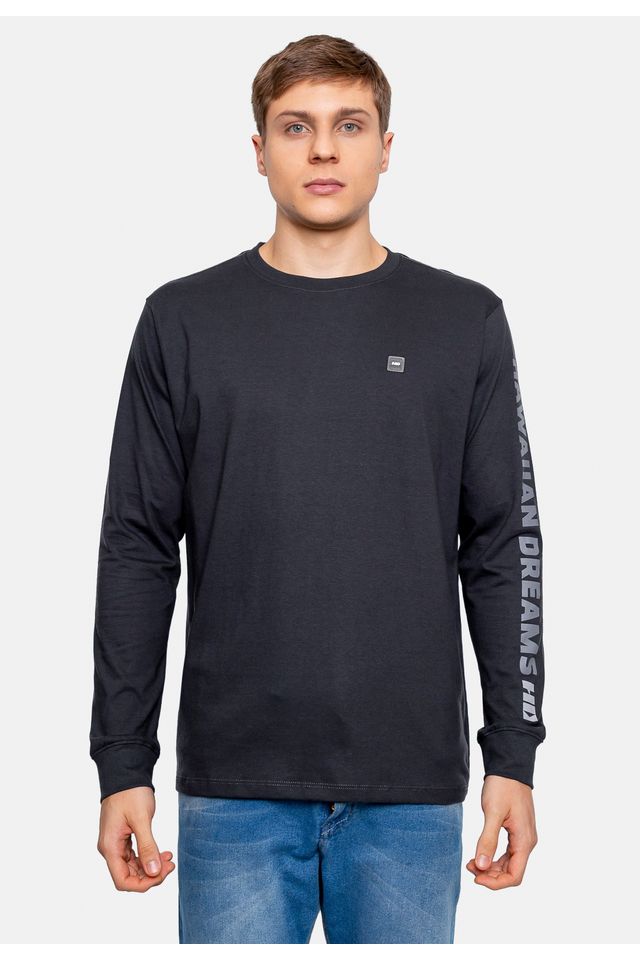 Camiseta-HD-Manga-Longa-Grafite Camiseta-HD-Manga-Longa-Grafite