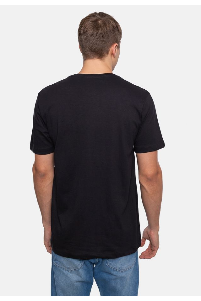 Camiseta-Onbongo-Estampada-Preta