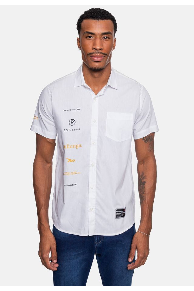 Camisa-Polo-Onbongo-Manga-Curta-Branca