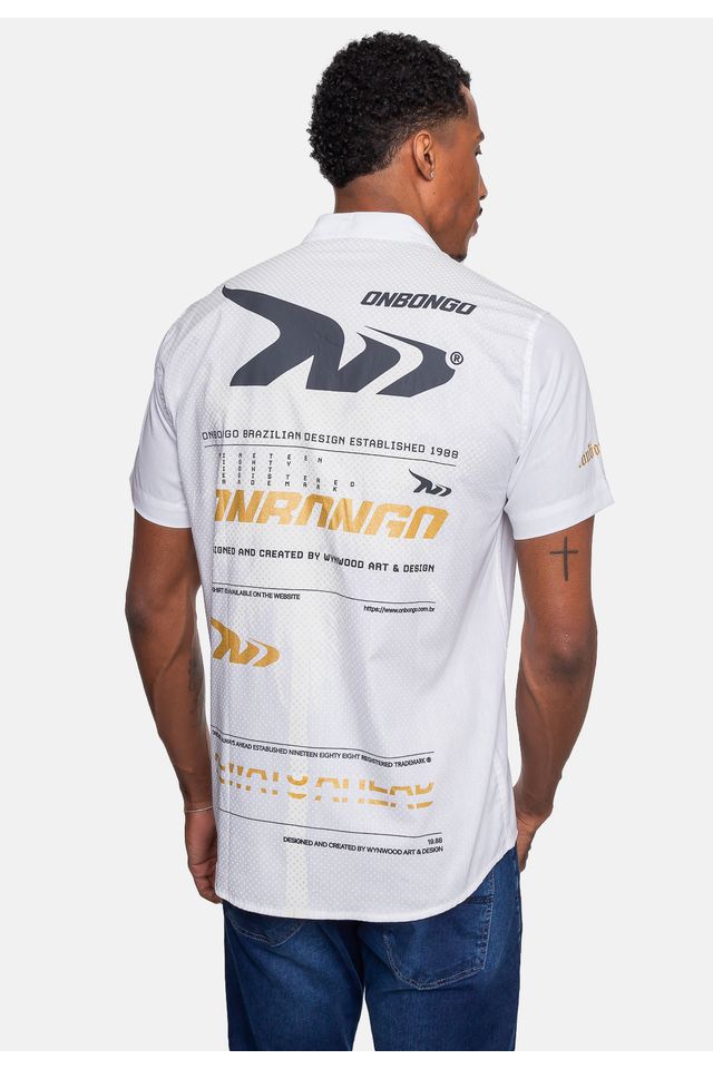 Camisa-Polo-Onbongo-Manga-Curta-Branca