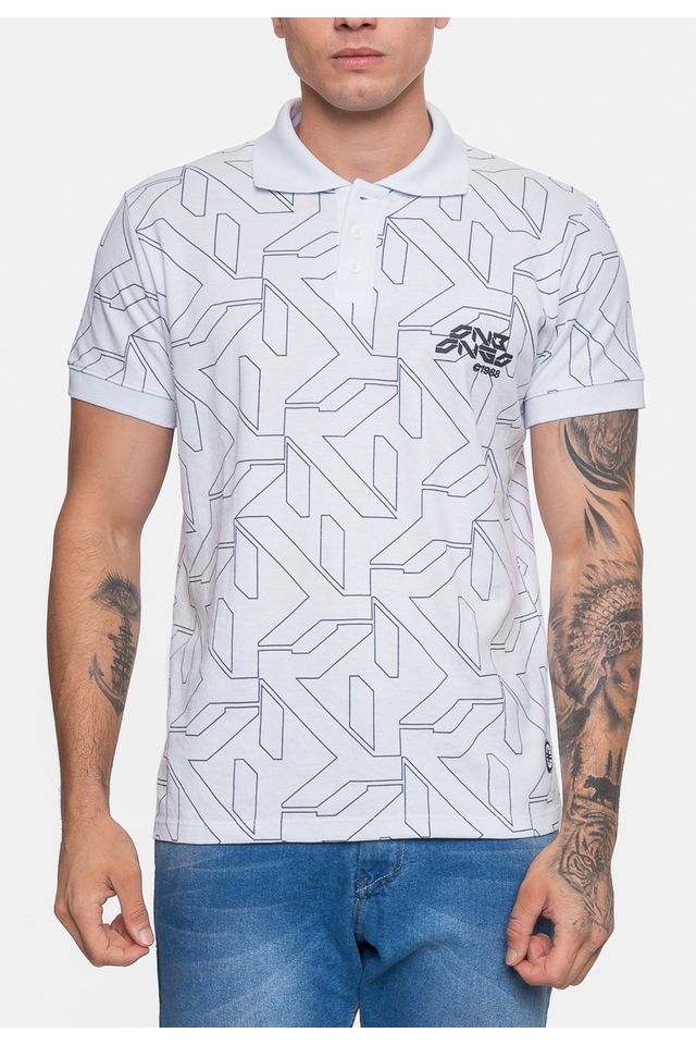 Camisa-Polo-Onbongo-Piquet-Masculina-Power-Branca