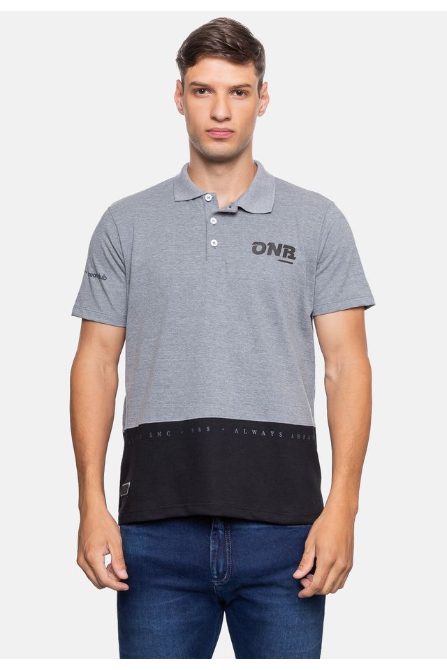 Camisa-Polo-Onbongo-Masculina-Cinza Camisa-Polo-Onbongo-Masculina-Cinza