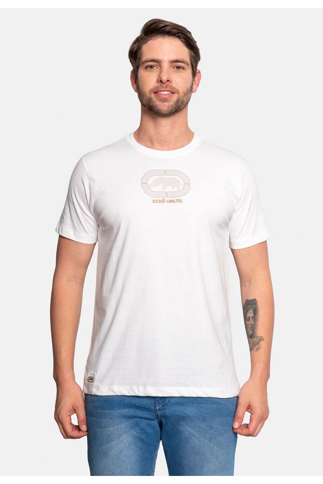 Camiseta-Ecko-Estampada-Off-White Camiseta-Ecko-Estampada-Off-White