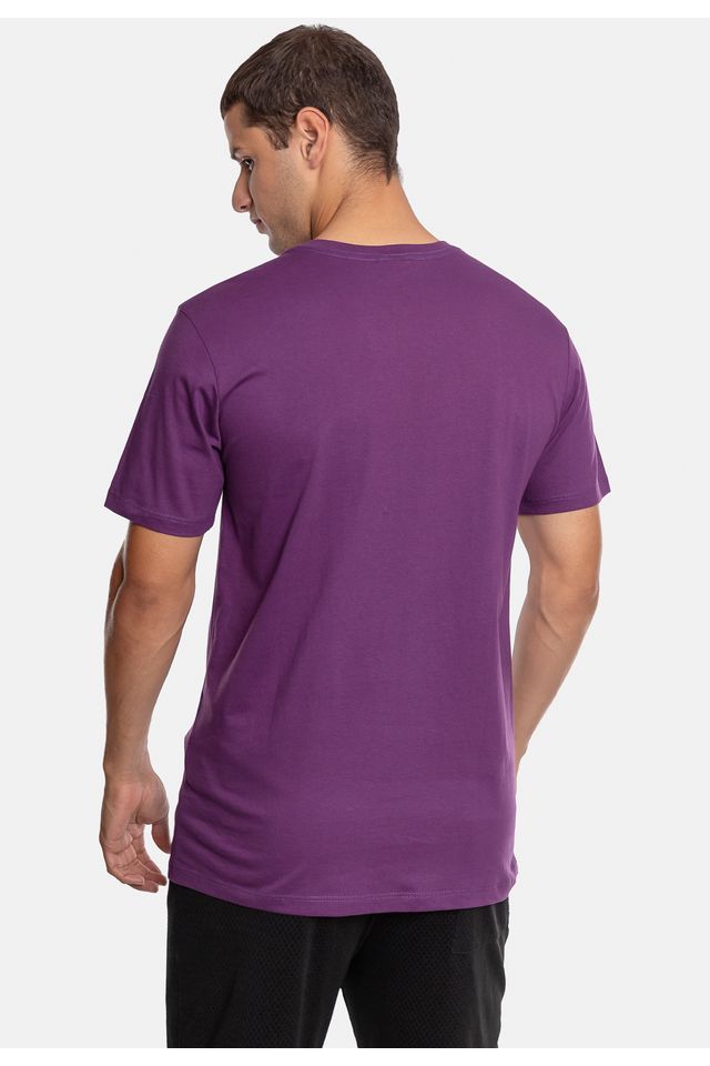 Camiseta-NBA-Estampada-Mini-Logo-Los-Angeles-Lakers-Roxa