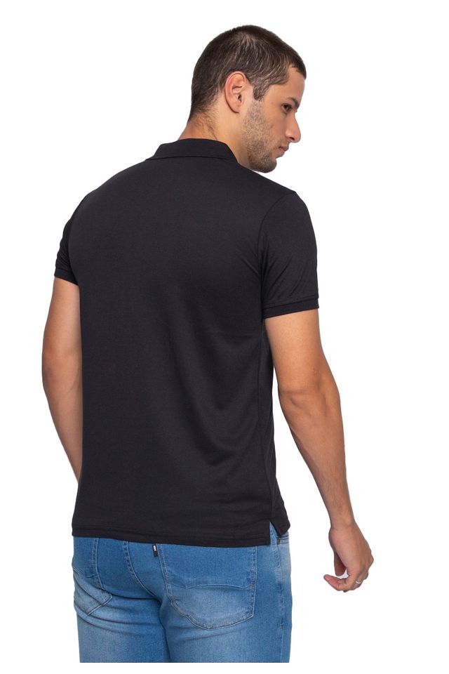 Camisa-Polo-Ecko-Piquet-Preta