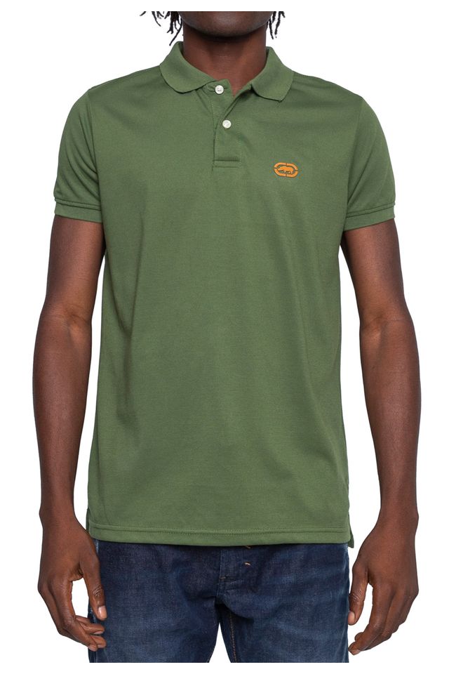 Camisa-Polo-Ecko-Piquet-Verde