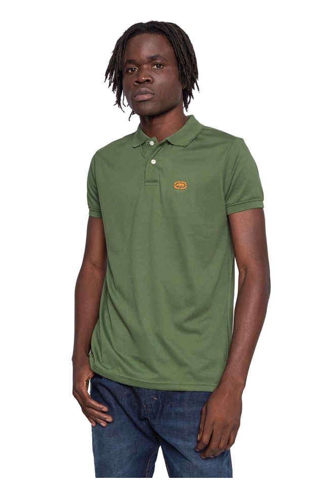 Camisa-Polo-Ecko-Piquet-Verde