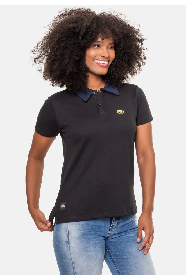 Camisa-Polo-Ecko-Feminina-Kubi-Preta