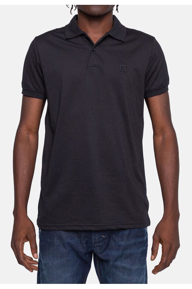 Camisa-Polo-Fatal-Piquet-Preta