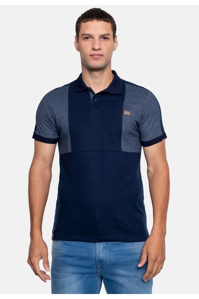 Camisa-Polo-Ecko-Piquet-Especial-Azul-Marinho Camisa-Polo-Ecko-Piquet-Especial-Azul-Marinho