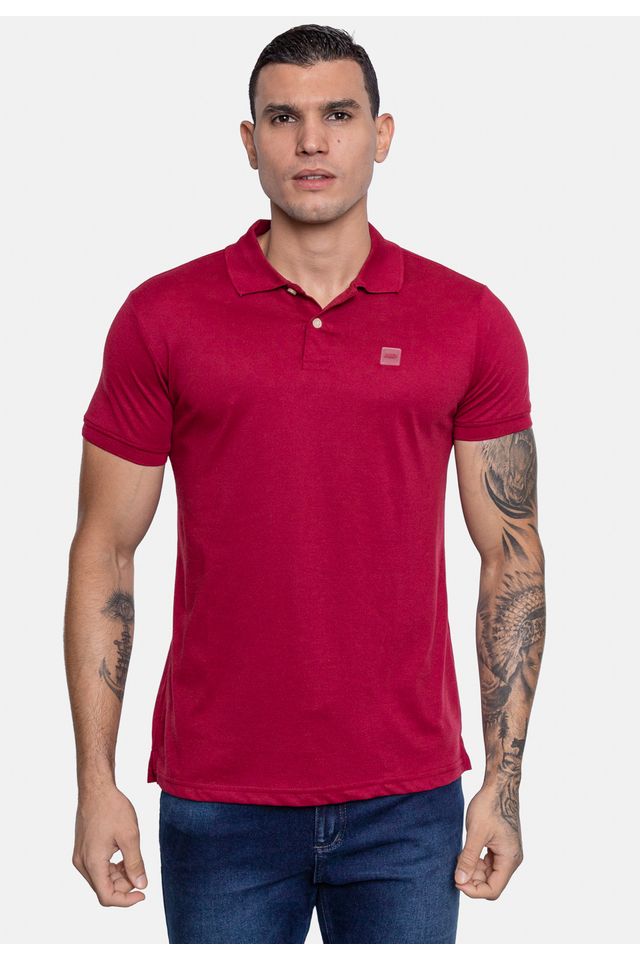 Camisa-Polo-HD-Piquet-Vinho Camisa-Polo-HD-Piquet-Vinho