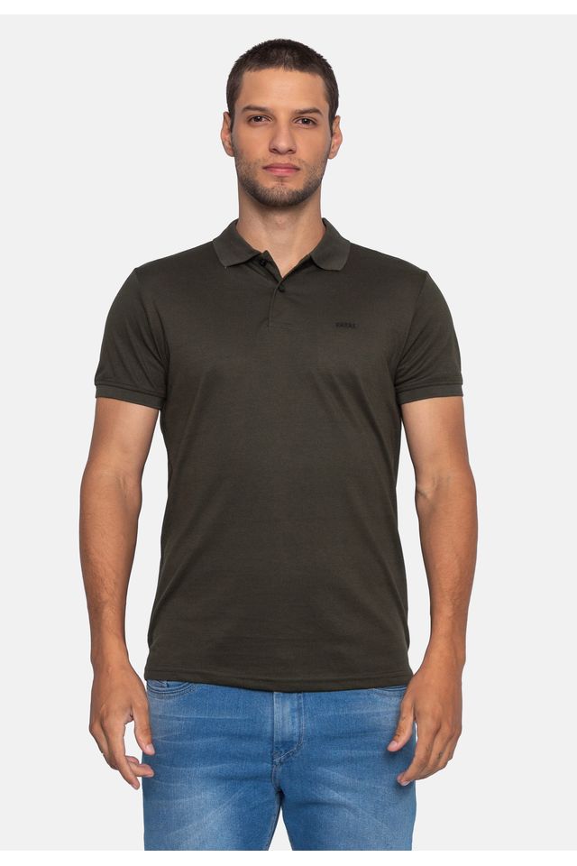 Camisa-Polo-Fatal-Piquet-Verde-Militar Camisa-Polo-Fatal-Piquet-Verde-Militar
