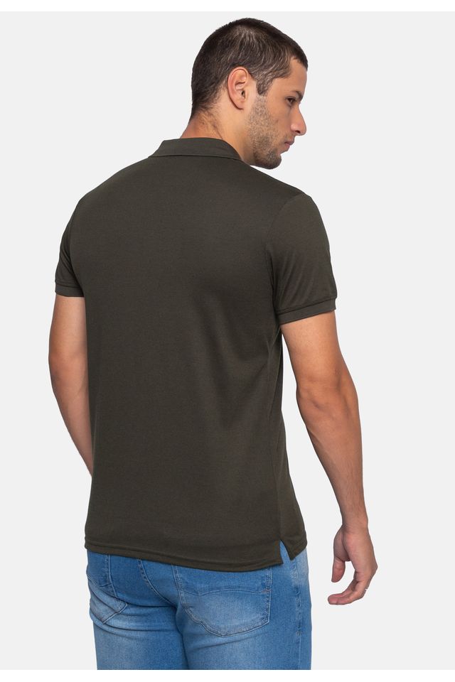 Camisa-Polo-Fatal-Piquet-Verde-Militar