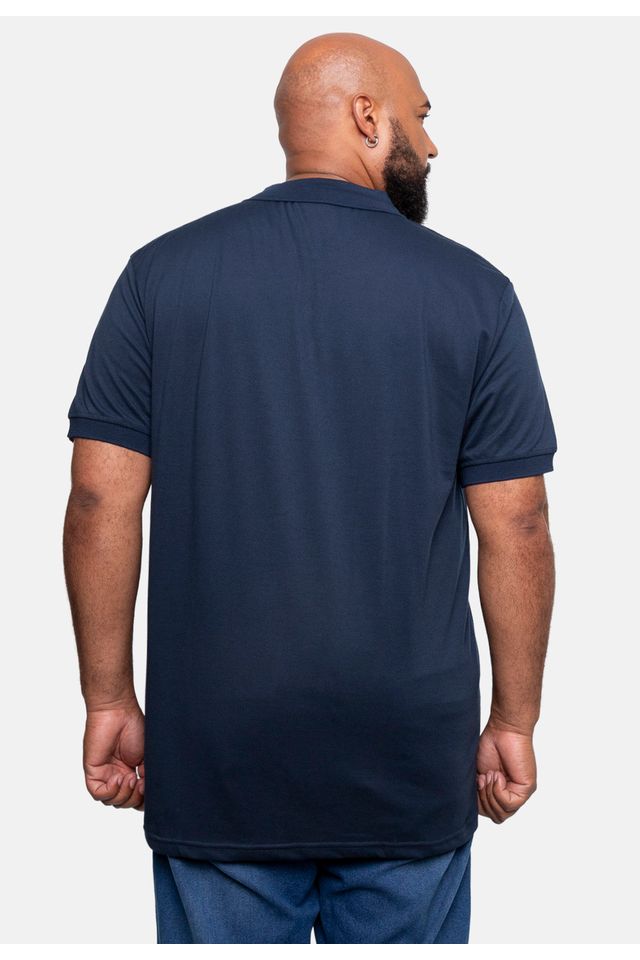 Camisa-Polo-Ecko-Piquet-Plus-Size-Masculina-Azul-Marinho