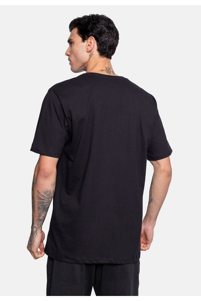 Camiseta-NBA-Estampada-Chicago-Bulls-Preta