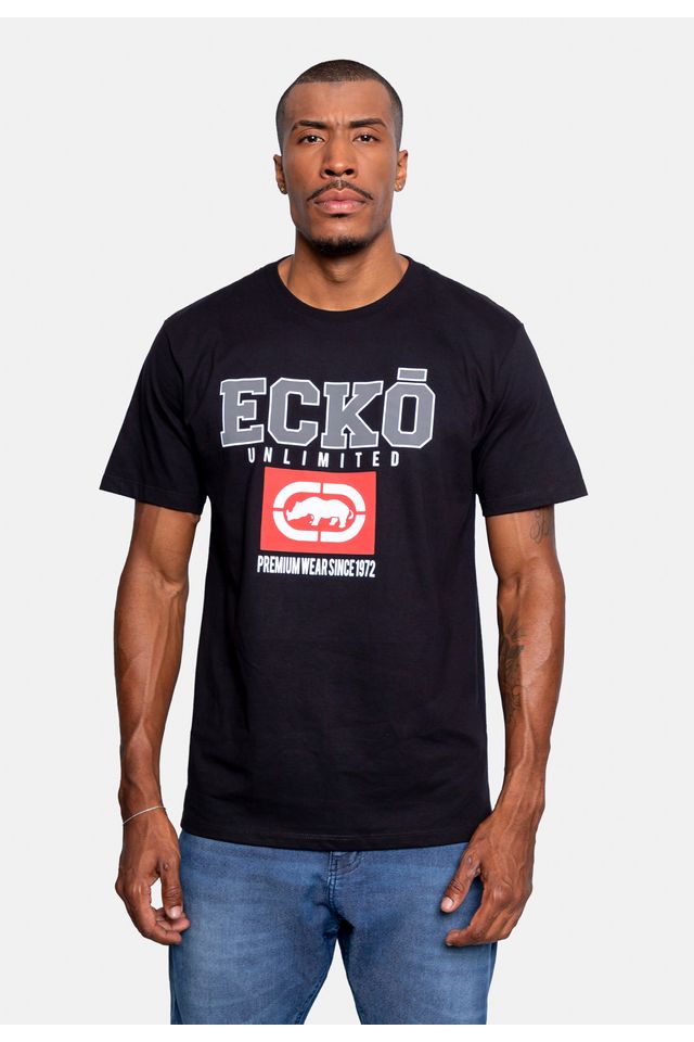 Camiseta-Ecko-Estampada-Preta Camiseta-Ecko-Estampada-Preta