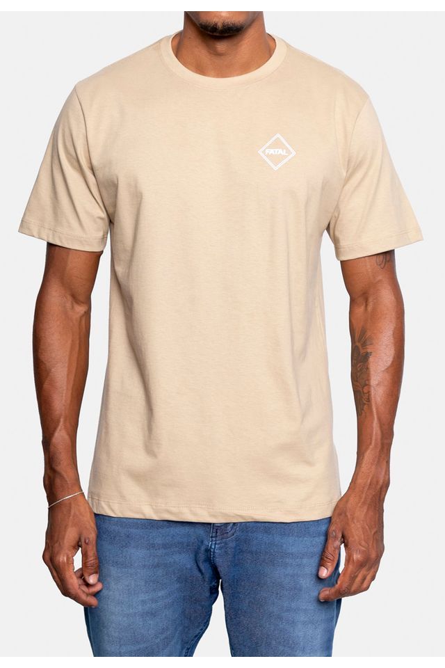 Camiseta-Fatal-Estampada-Bege
