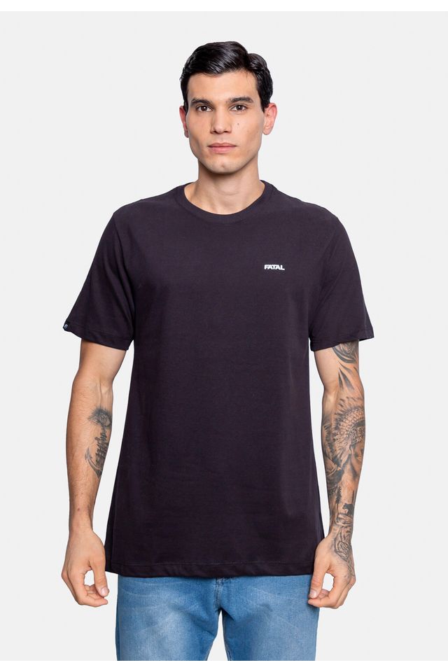 Camiseta-Fatal-Estampada-Preta