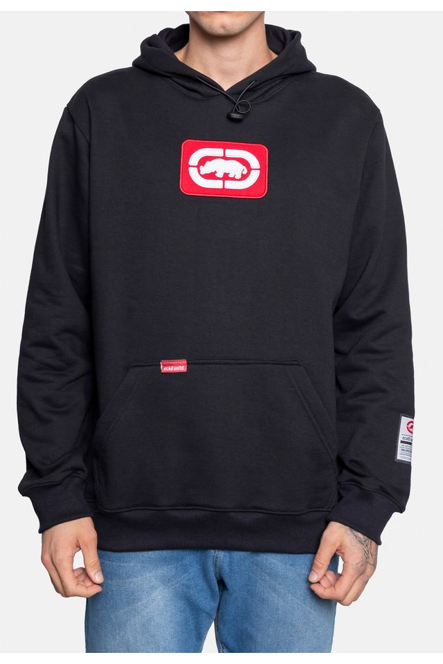 Moletom-Ecko-Canguru-Fechado-Preta