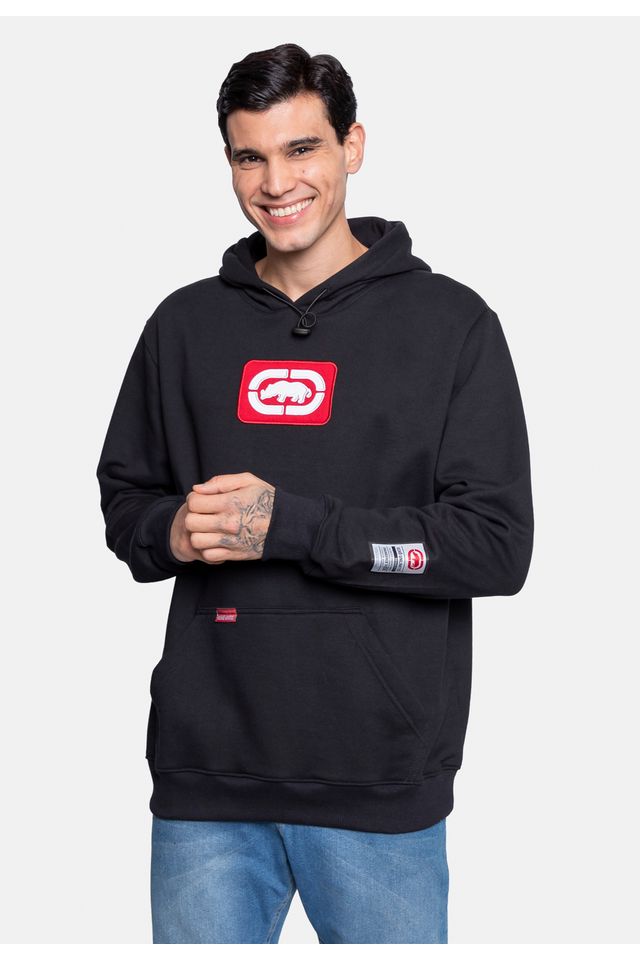 Moletom-Ecko-Canguru-Fechado-Preta