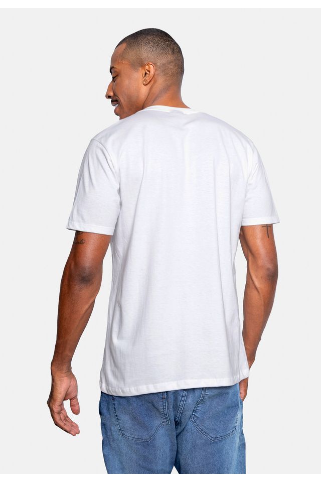 Camiseta-Ecko-Estampada-Branca