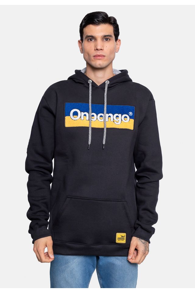 Moletom-Onbongo-Canguru-Fechado-Preto Moletom-Onbongo-Canguru-Fechado-Preto