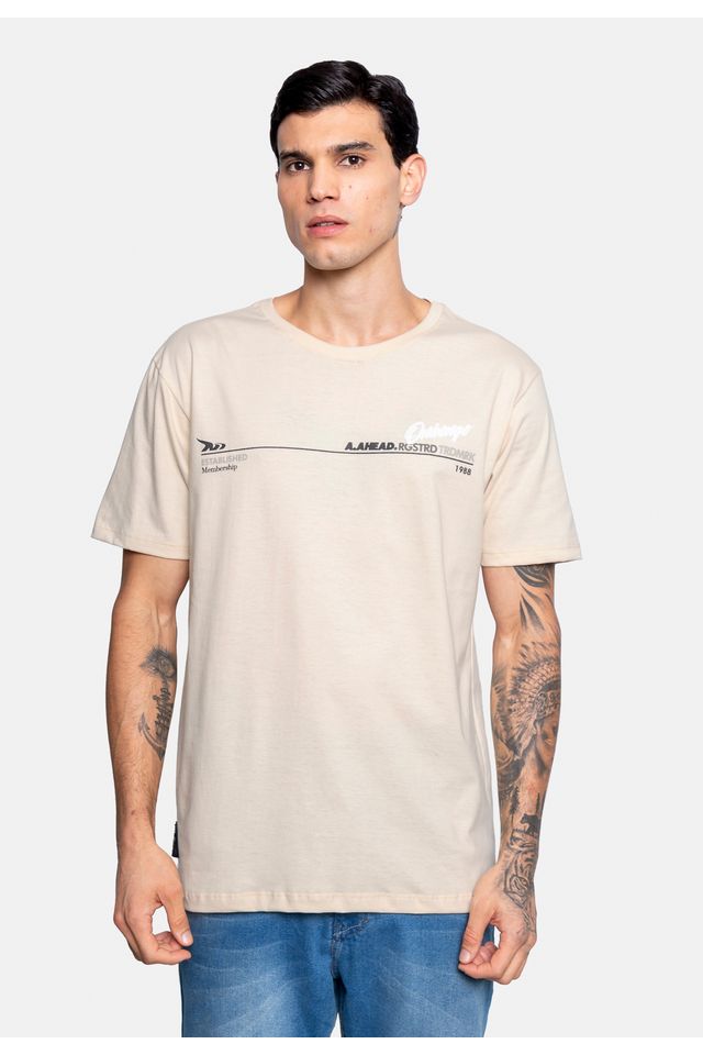 Camiseta-Onbongo-Estampada-Bege