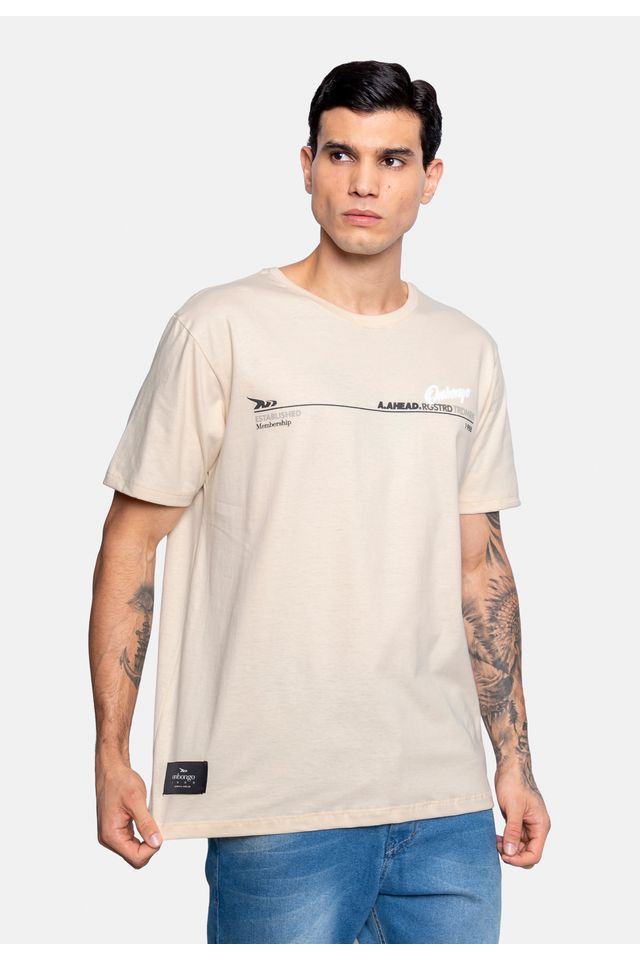 Camiseta-Onbongo-Estampada-Bege