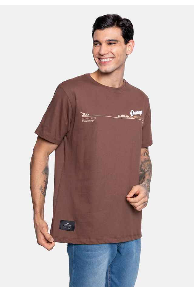 Camiseta-Onbongo-Estampada-Marrom