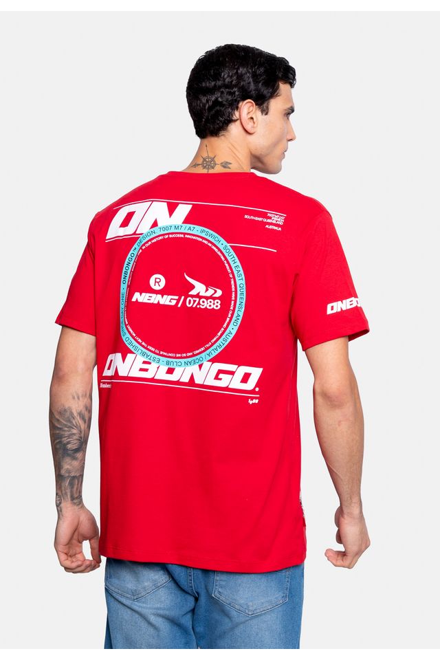Camiseta-Onbongo-Estampada-Vermelha