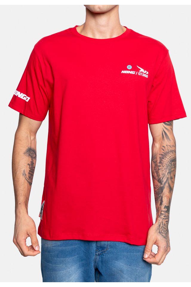 Camiseta-Onbongo-Estampada-Vermelha