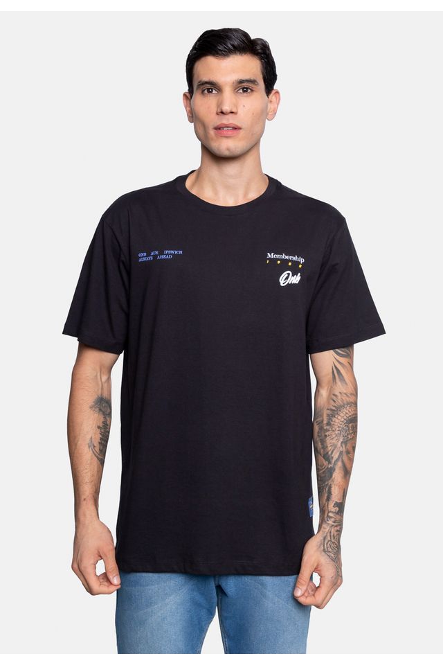 Camiseta-Onbongo-Estampada-Preta