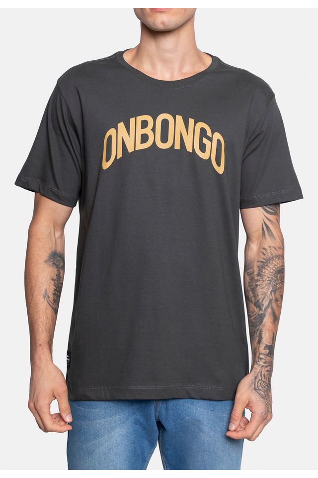 Camiseta-Onbongo-Estampada-Chumbo
