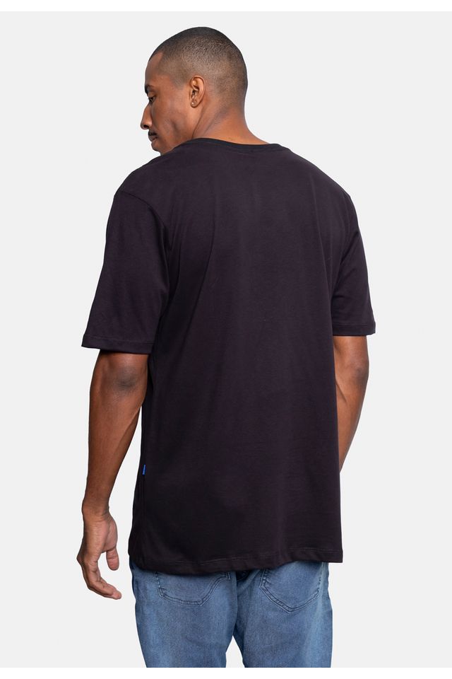 Camiseta-Onbongo-Estampada-Preta