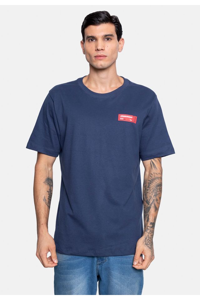 Camiseta-Onbongo-Estampada-Azul-Marinho Camiseta-Onbongo-Estampada-Azul-Marinho