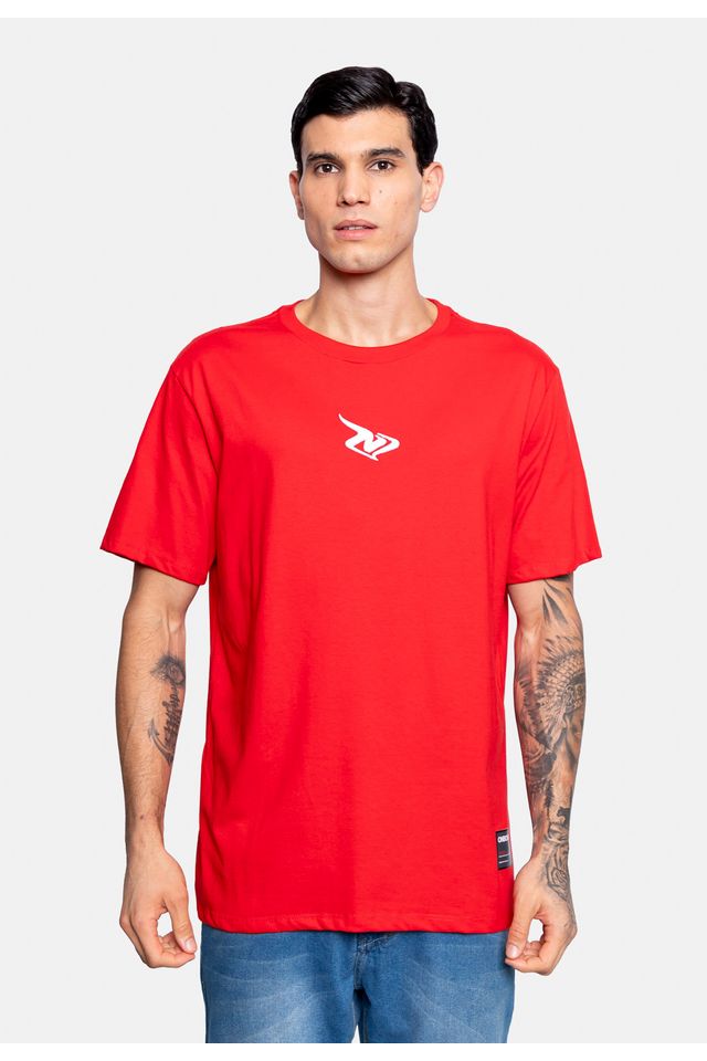 Camiseta-Onbongo-Estampada-Vermelha