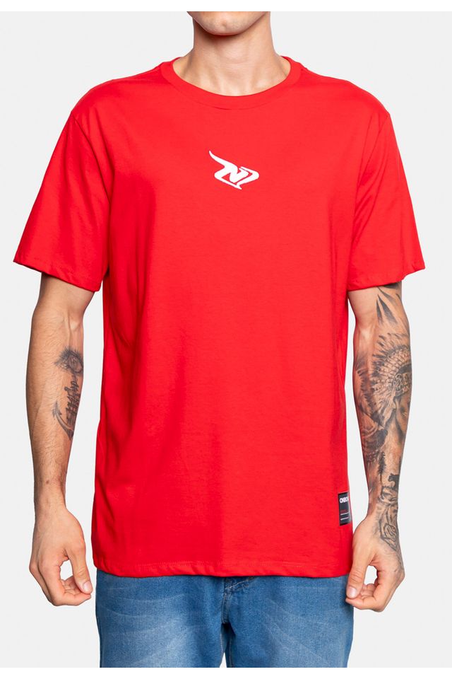 Camiseta-Onbongo-Estampada-Vermelha